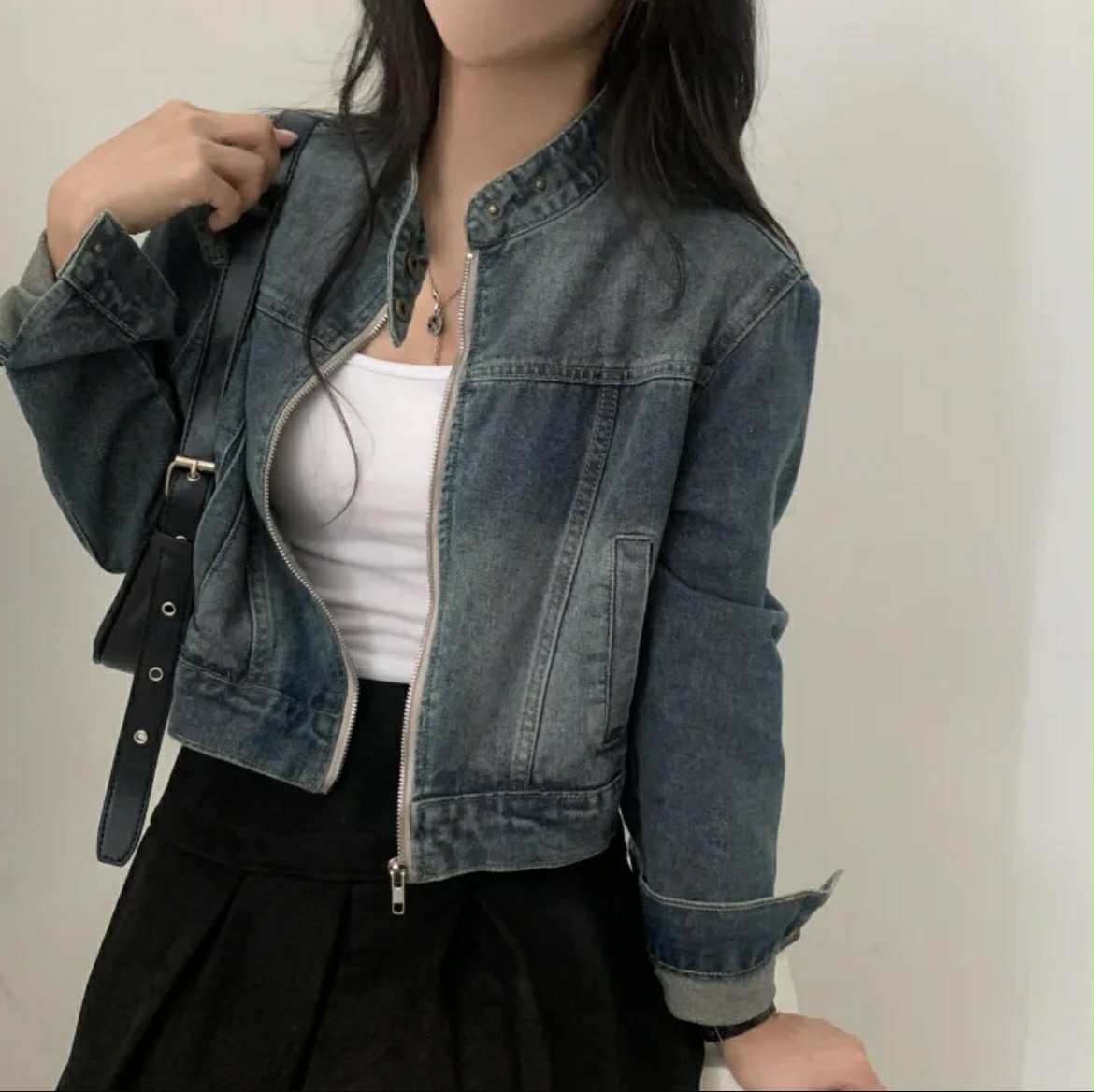 Festival Denim Moto Jacket