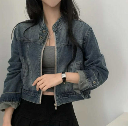 Festival Denim Moto Jacket